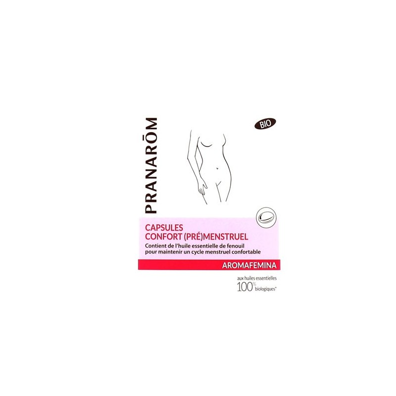 AROMAFEMINA CONFORT (PRÉ)MENSTRUEL 30 CAPSULES PRANAROM AROMAFEMINA CONFORT (PRÉ)MENSTRUEL 30 CAPSULES PRANAROM