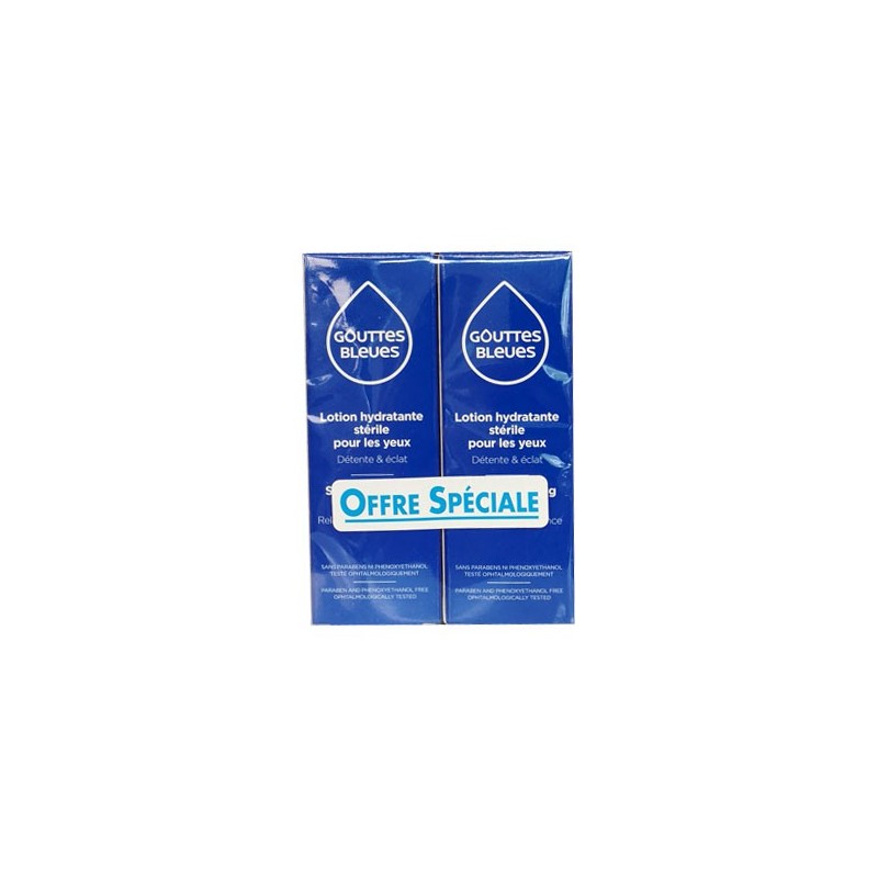 GOUTTES BLEUES LOTION HYDRATANTE STERILE YEUX 10ML OMEGA PHARMA GOUTTES BLEUES LOTION HYDRATANTE STERILE YEUX 10ML OMEGA PHARMA
