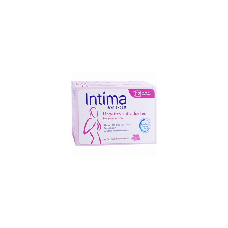 INTIMA GYN'EXPERT LINGETTES 12 SACHETS RECKITT BENCKISER