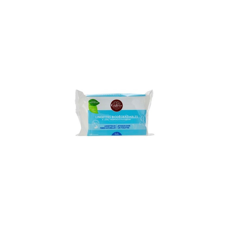 LINGETTES BIODÉGRADABLES X60 GIFRER