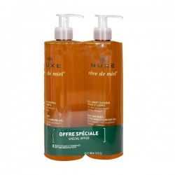 REVE DE MIEL GEL LAVANT SURGRAS VISAGE ET CORPS LOT 2X400ML NUXE