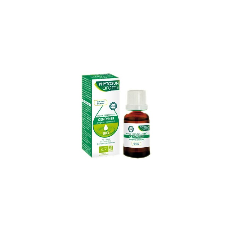 GENEVRIER HUILE ESSENTIELLE BIO 5 ml PHYTOSUN AROMS GENEVRIER HUILE ESSENTIELLE BIO 5 ml PHYTOSUN AROMS