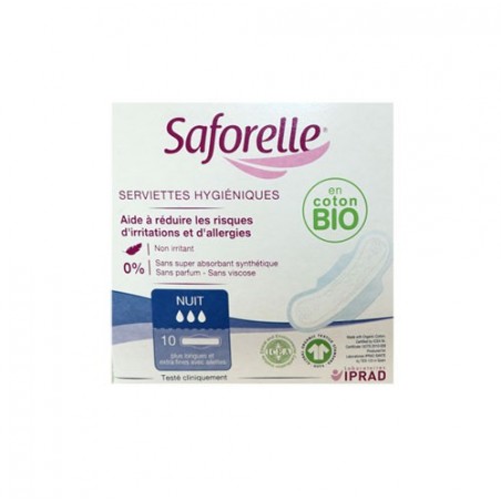 saforelle serviette nuit