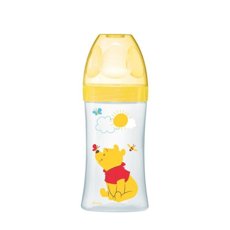 BIBERON ANTI COLIQUE DISNEY BABY WINNY L'OURSON 0-6mois 270ML DODIE