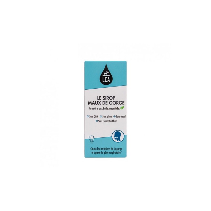 RESPIRATOIRE SIROP MAUX DE GORGE BIO 250ML LCA