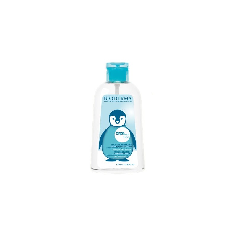 ABCDERM EAU MICELLAIRE H2O 1 LITRE BIODERMA