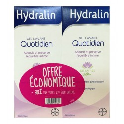 Intima Gel nettoyant quotidien extra doux pour la toilette intime Duo