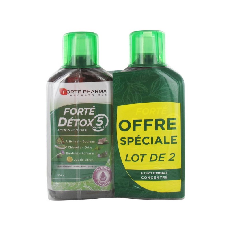 FORTE DETOX 5 ORGANES 2 X 500ML FORTE PHARMA FORTE DETOX 5 ORGANES 2 X 500ML FORTE PHARMA