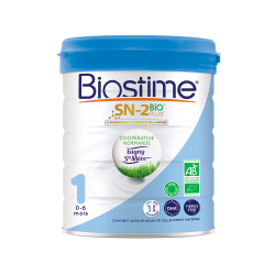 LAIT pour NOURRISSON SN 2 BIO PLUS 1 0-6 mois 800g BIOSTIME