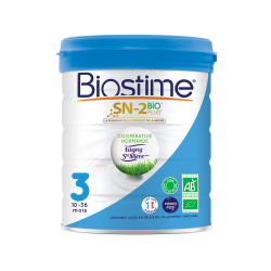 LAIT INFANTIL SN 2 BIO PLUS  N°3 10-36 mois 8000g BIOSTIME