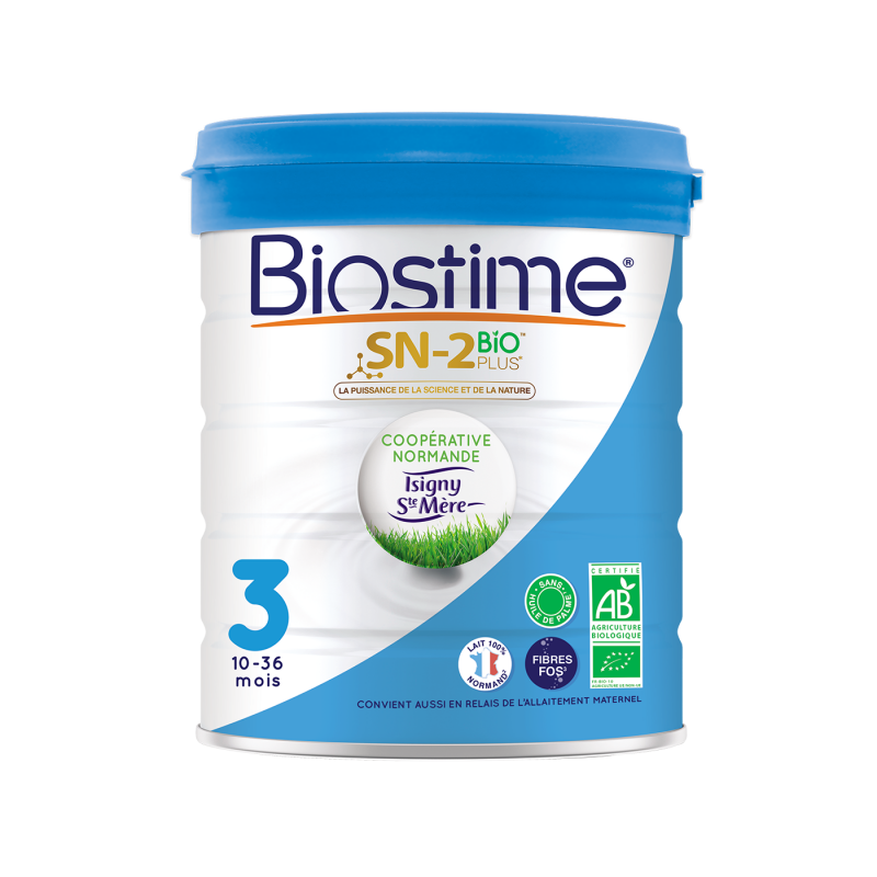 LAIT INFANTIL SN 2 BIO PLUS  N°3 10-36 mois 8000g BIOSTIME