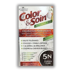 COLOR & SOIN ADVANCED 5N CHATAIN CLAIR 130ML LES 3 CHENES 