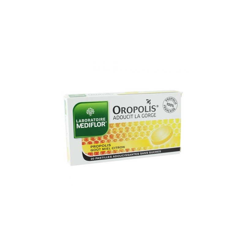 Oropolis Miel Citron - 20 Pastilles