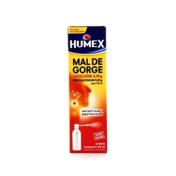 HUMEX MAL DE GORGE LIDOCAINE CITRON 35ML URGO