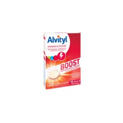 ALVITYL BOOST GINSENG CAFEINE 20 COMPRIMES URGO