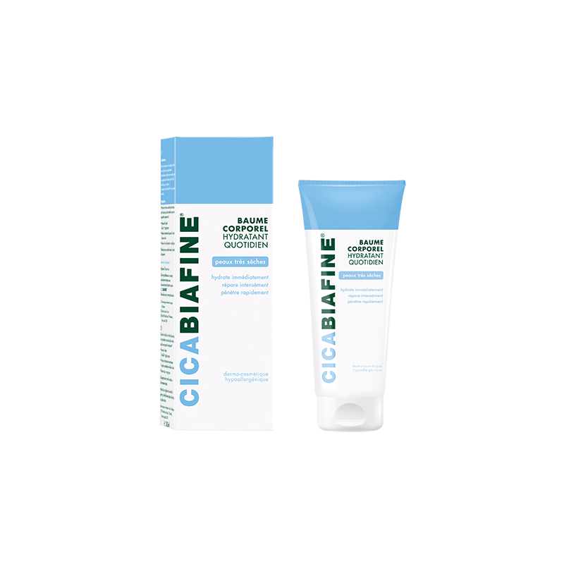 Baume Hydratant Corporel Quotidien 200 ml Cicabiafine, soin corps