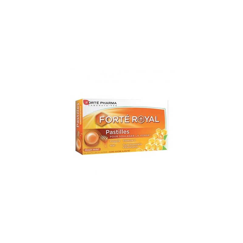 FORTE ROYAL GORGE MIEL PASTILLES X24 FORTE PHARMA