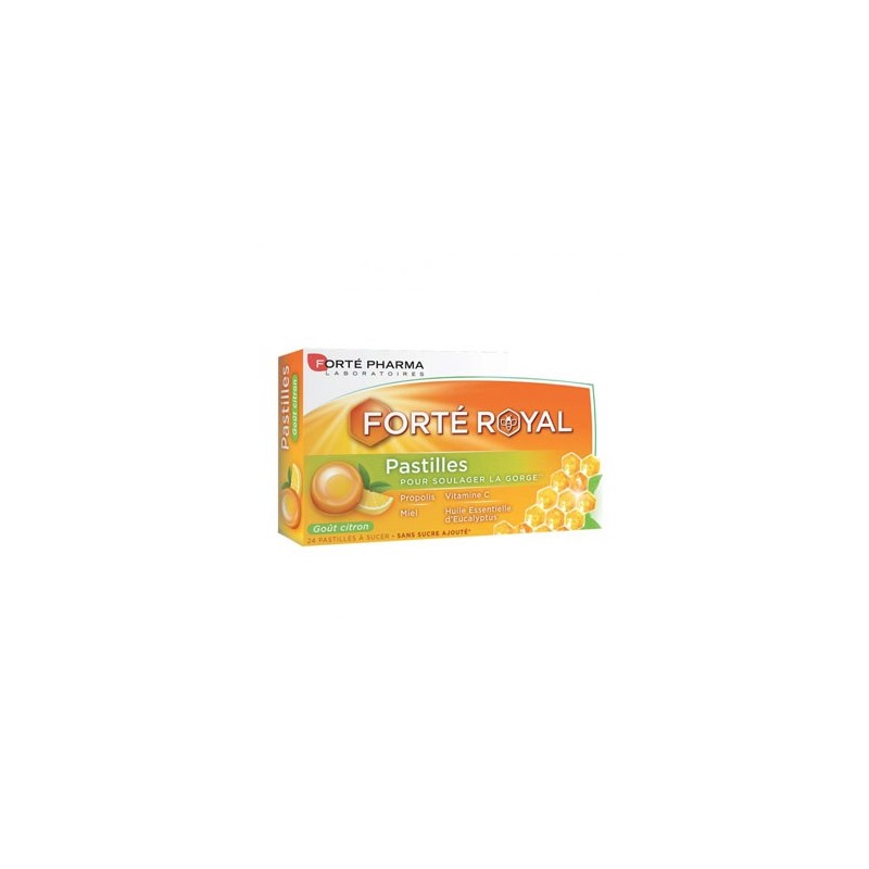 FORTE ROYAL GORGE MIEL PASTILLES X24 FORTE PHARMA