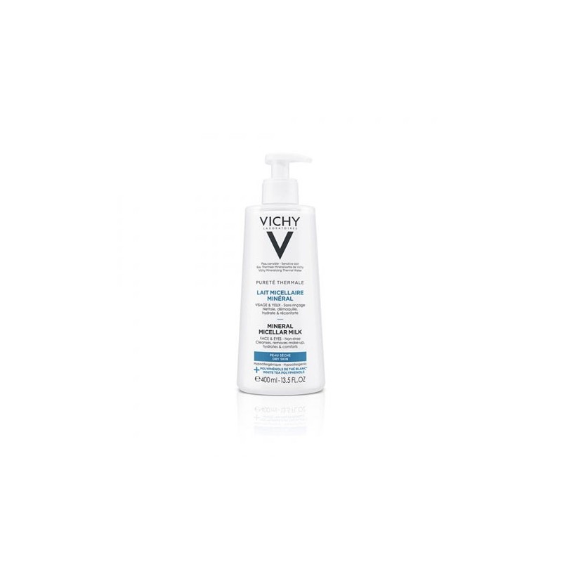 PURETE THERMALE LAIT MICELLAIRE MINERAL 400ML VICHY PURETE THERMALE LAIT MICELLAIRE MINERAL 400ML VICHY