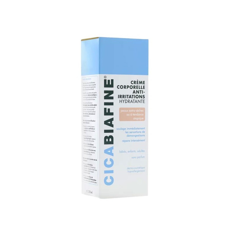 CICABIAFINE CREME CORPORELLE ANTI IRRITATIONS HYDRATANTE 200ML BIAFINE