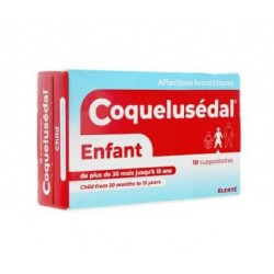 COQUELUSEDAL ENFANT 10 SUPPOSITOIRES ELERTE