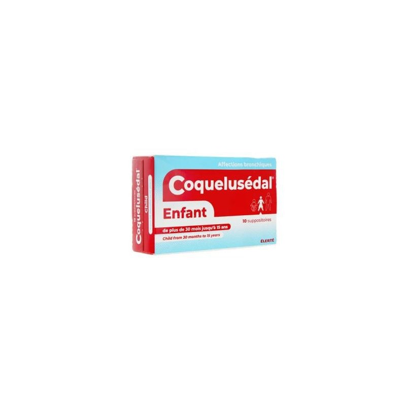 COQUELUSEDAL ENFANT 10 SUPPOSITOIRES ELERTE