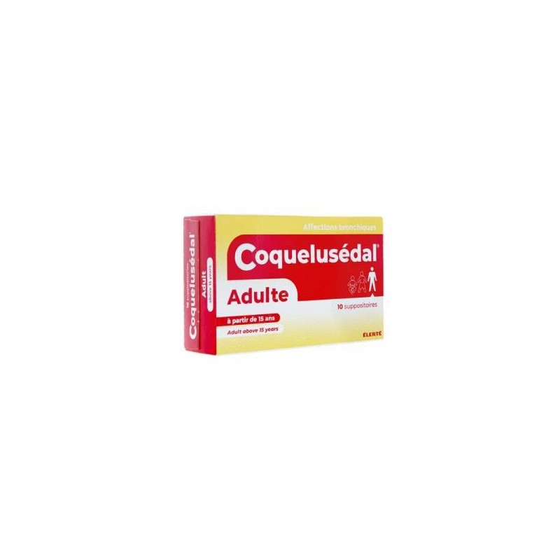 COQUELUSEDAL ADULTE 10 SUPPOSITOIRES ELERTE