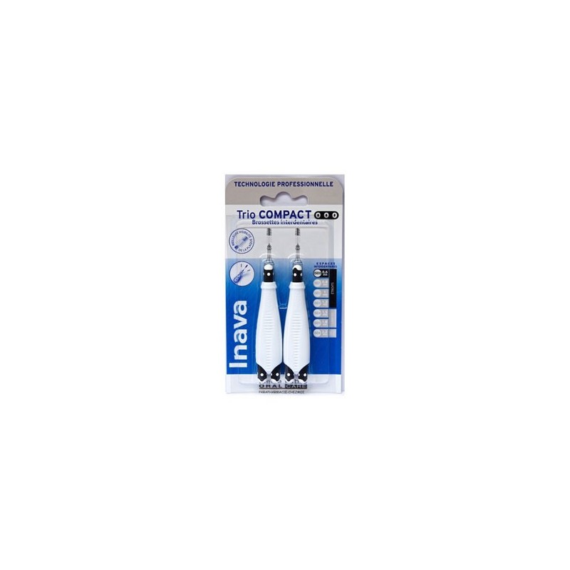 RECHARGE BROSSETTES INTERDENTAIRES TRIO COMPACT  0.6mm ISO0  INAVA 