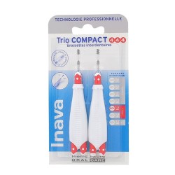 RECHARGE BROSSETTES INTERDENTAIRES TRIO COMPACT  0.6mm ISO0  INAVA 