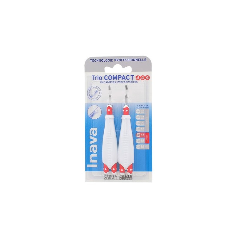 RECHARGE BROSSETTES INTERDENTAIRES TRIO COMPACT  0.6mm ISO0  INAVA 