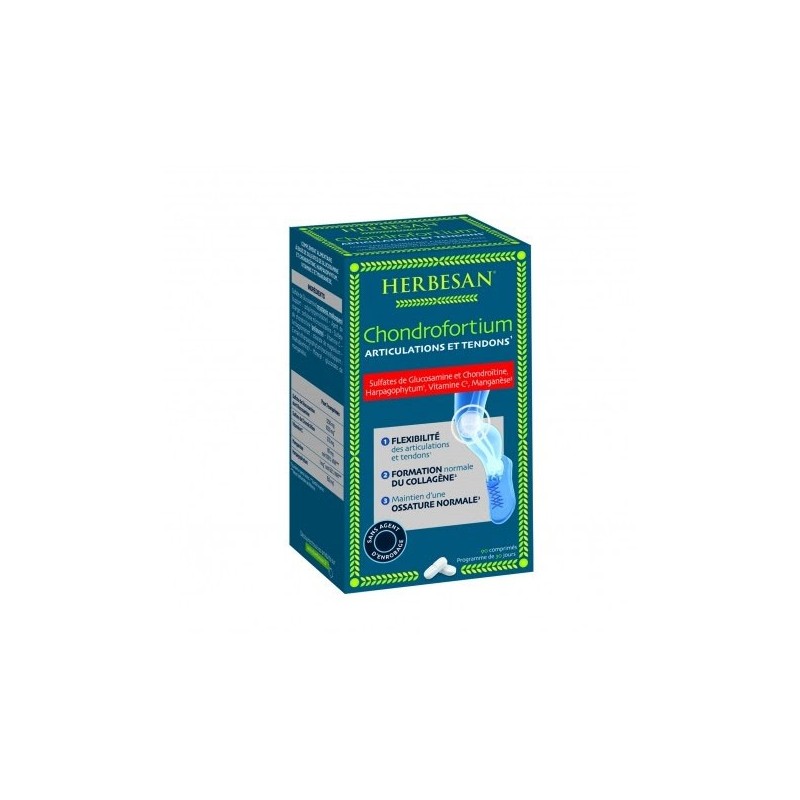 CHONDROFORTIUM ARTICULATIONS ET TENDONS 90 COMPRIMES HERBESAN CHONDROFORTIUM ARTICULATIONS ET TENDONS 90 COMPRIMES HERBESAN