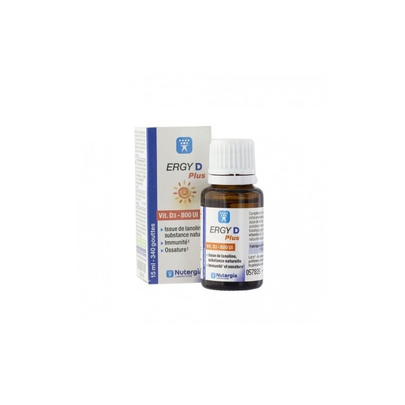 ERGY D PLUS 15ML NUTERGIA