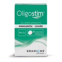 OLIGOSTIM MANGANESE CUIVRE Mn Cu 40 comprimes GRANIONS