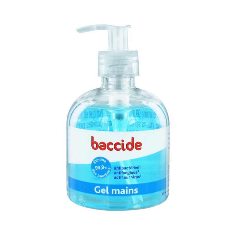 BACCIDE GEL MAINS SANS RINCAGE 300ml BACCIDE GEL MAINS SANS RINCAGE 300ml