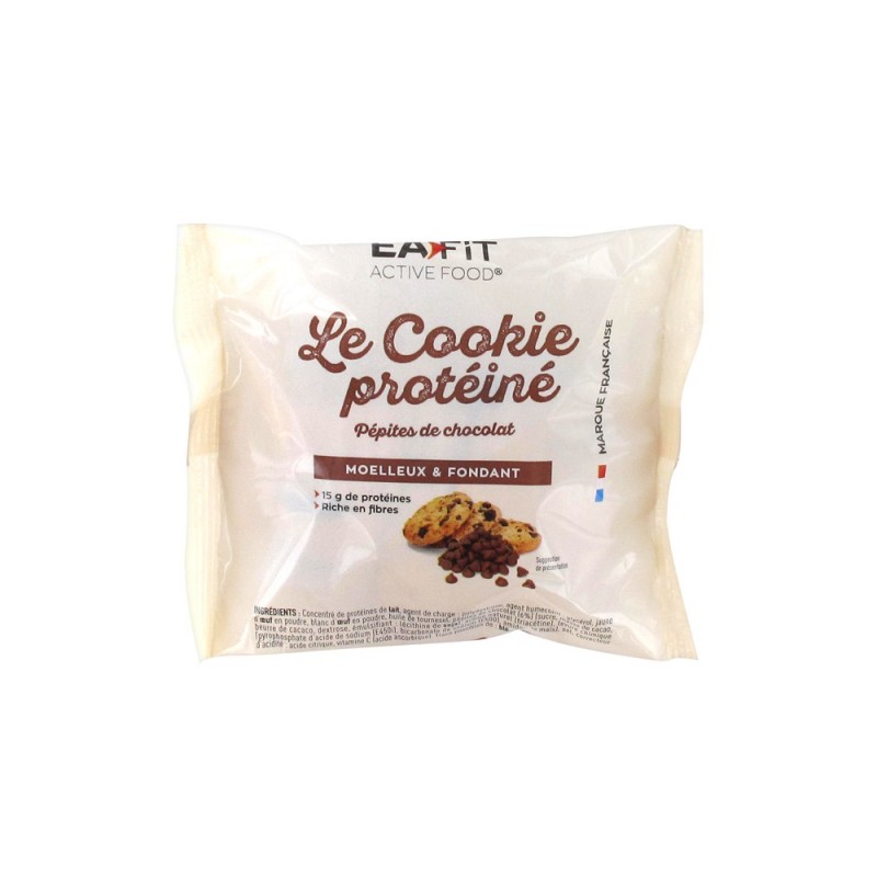 ACTIVE FOOD COOKIE PROTEINÉ PEPITES DE CHOCOLAT 50G EAFIT