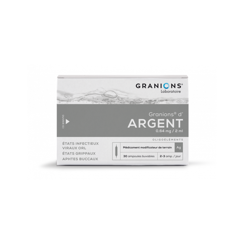 GRANIONS D' ARGENT 0.64mg/2ml, solution buvable