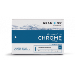 GRANIONS DE CHROME 200 µg 30 ampoules