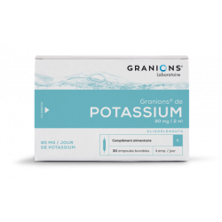 GRANIONS DE POTASSIUM 80mg/2ml 30 ampoules