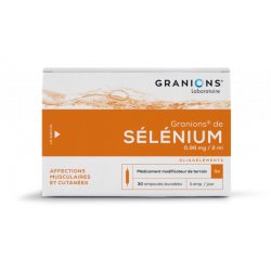 GRANIONS DE SELENIUM 0.96mg/2ml, solution buvable