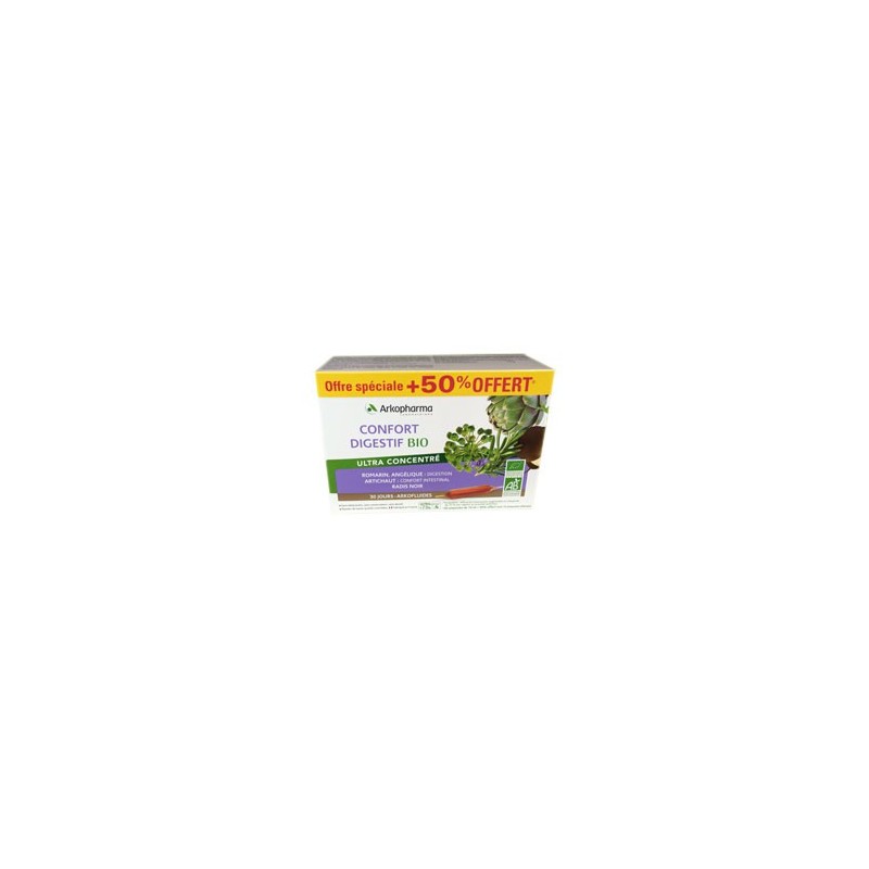 ARKOFLUIDES BIO CONFORT DIGESTIF 30 JOURS ARKOPHARMA ARKOFLUIDES BIO CONFORT DIGESTIF 30 JOURS ARKOPHARMA