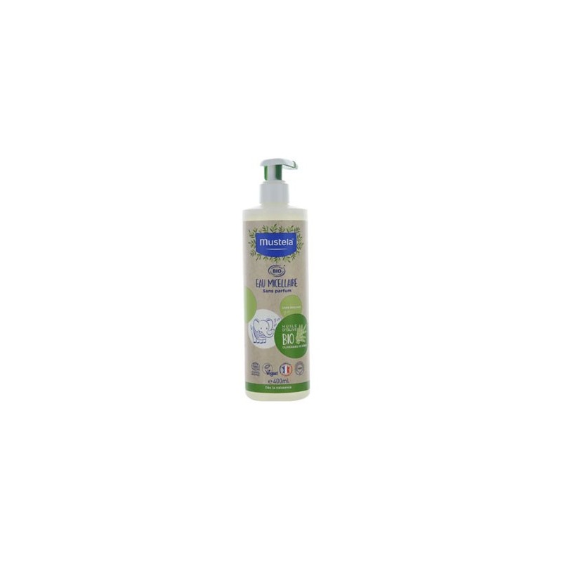 EAU MICELLAIRE BIO HUILE D'OLIVE 400ML  MUSTELA