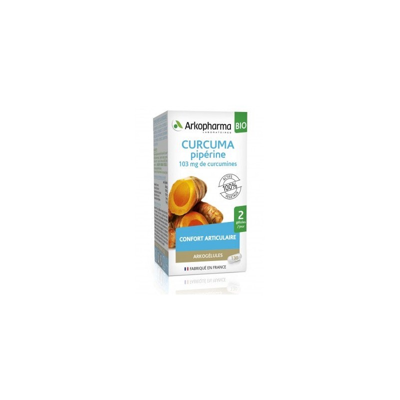 ARKOGÉLULES® BIO CURCUMA PIPERINE 40 GELULES ARKOPHARMA