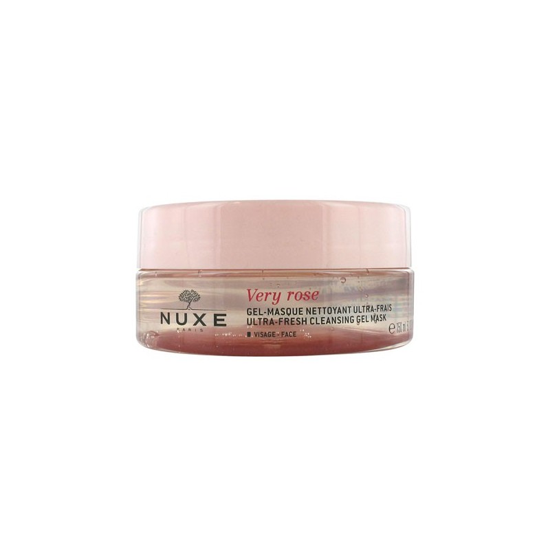 VERY ROSE GEL MASQUE NETTOYANT ULTRA FRAIS 150ML NUXE VERY ROSE GEL MASQUE NETTOYANT ULTRA FRAIS 150ML NUXE