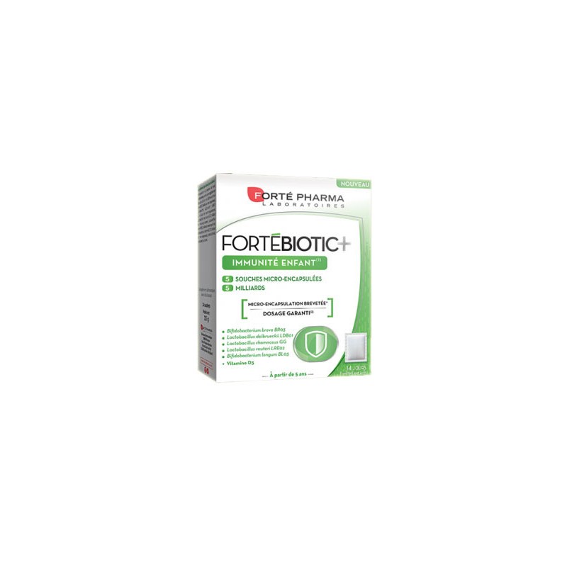 FORTEBIOTIC+ IMMUNITÉ ENFANT 14 SACHETS FORTEPHARMA