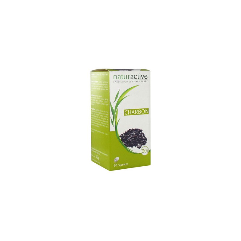 CHARBON VEGETAL GELULES X60 NATURACTIVE