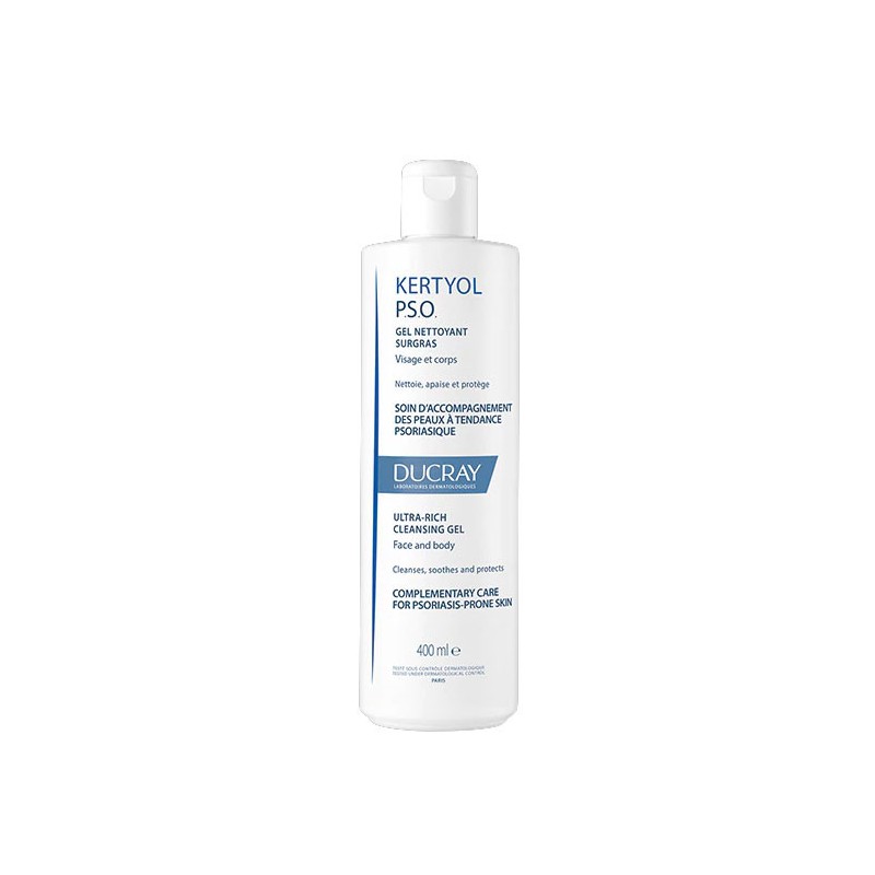 KERTYOL P.S.O. GEL NETTOYANT SURGRAS VISAGE CORPS 400ML DUCRAY