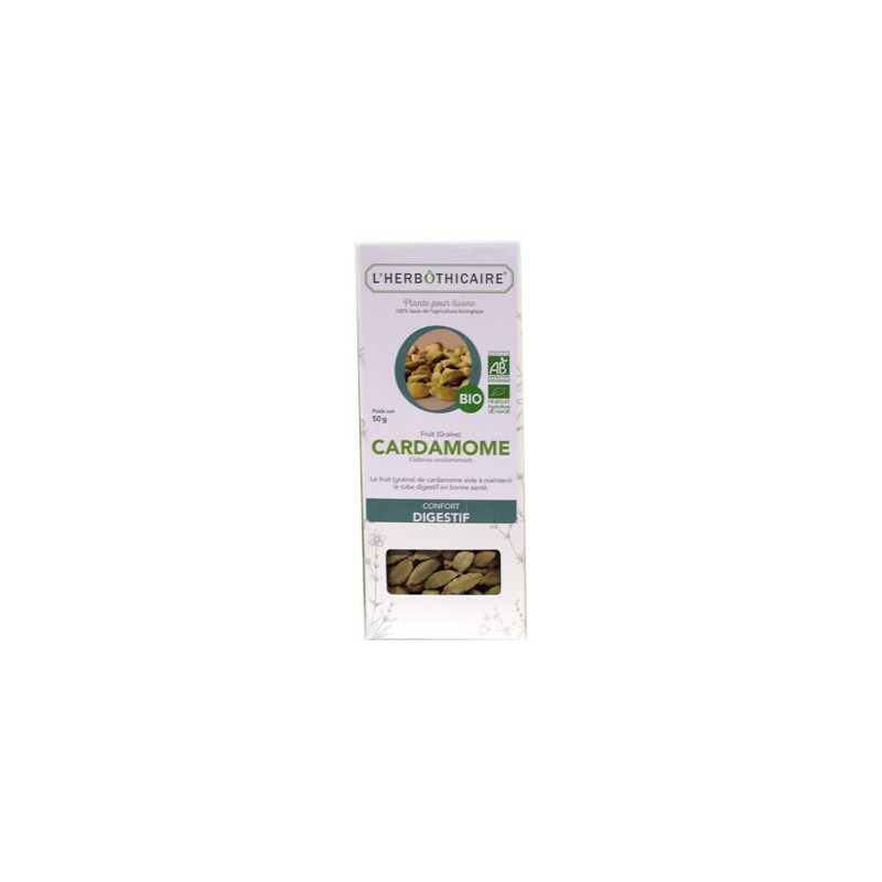 INFUSION CARDAMONE BIO 50G L HERBOTHICAIRE