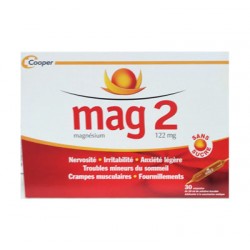 MAG 2 SANS SUCRE 30 AMPOULES COOPER