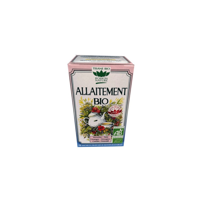 Tisane Allaitement anis vert fenouil fenugrec Bio Nat&form