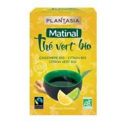 MATINAL THE VERT BIO  20 SACHETS PLANTASIA